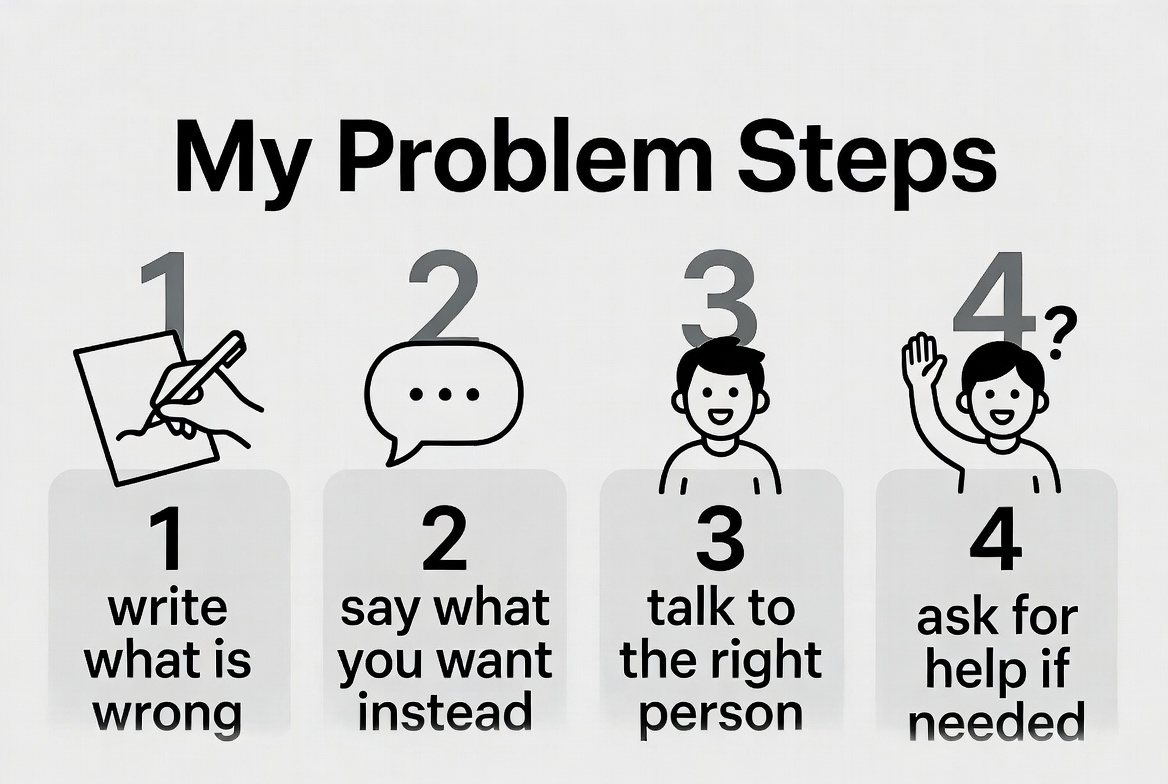 Step by step problem solving pathway