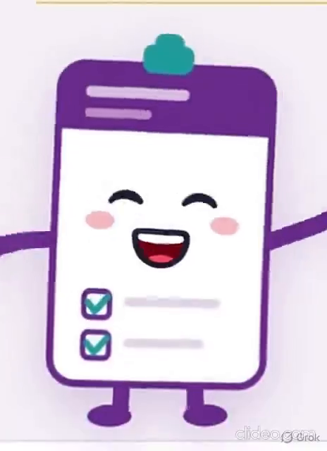 Sunny the clipboard guide talking and welcoming you